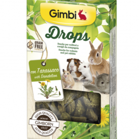 Лакомство за гризачи GIMBI DROPS WITH DANDELION 50гр. с глухарче